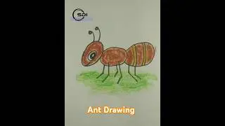 Ant Drawing #easy #video #viralvideo #trend #art #artist #kids #animals #drawing #how #viralshorts
