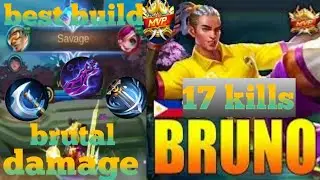 CRITICAL DAMAGE BRUNO  #mlbb #gameplay #highlights #guide #trickandtrips