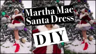 Making Martha May’s red velvet Santa Dress | Sewing Dreams Do Come True at Christmas Time
