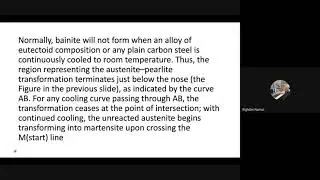 Continuous cooling transformation diagrams CCT