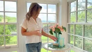 Turquoise Glass Vases