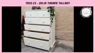 Solid Timber Australian Made Tallboy In Perfect Condition TB20