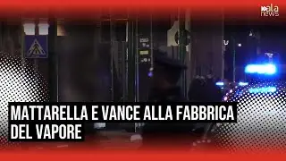 Milano Cortina, Mattarella e Vance arrivano alla Fabbrica del Vapore