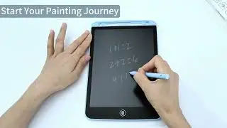 10-Inch Color Electronic Doodle Board - Black | Vibrant & Eye-Friendly LCD Writing Tablet