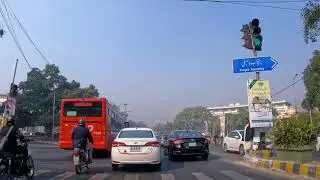 Mall Road Lahore Car Drive