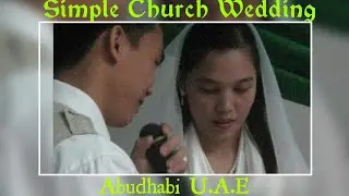 Simple Church Wedding in Abudhabi UAE