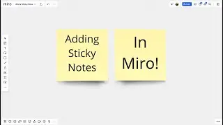 How to Add Sticky Notes to a Miro Board (Tutorial)