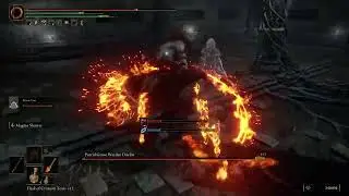 Melting the Putrid Grave Warden Duelist with Magma Shower | Elden Ring | #EldenRing #shorts