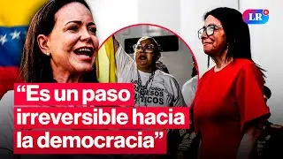 Mar&iacute;a Corina reacciona a ley de amnist&iacute;a de Delcy Rodr&iacute;guez | #LR