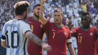 Epic Match between Argentina and Portugal. 