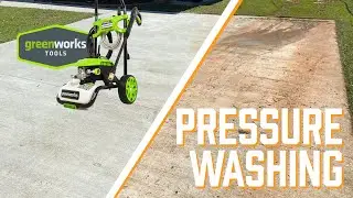 Greenworks 1800 Electric Pressure Washer Review - DIY Pressure Washing