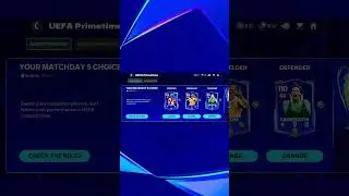 UEFA PRIMETIME MATCHDAY CHOICE #fcmobile26 #fifamobile #shorts