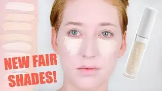COLOURPOP CONCEALER SWATCHES LIGHTEST SHADES | Demo Fair 02, 04 & 08