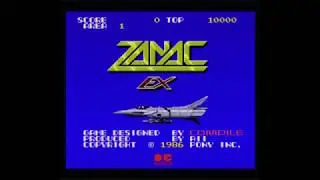 MSX 자낙 EX Enhanced (FM 음원, 터보 지원) 클리어 영상 - Zanac EX Enhanced Longplay