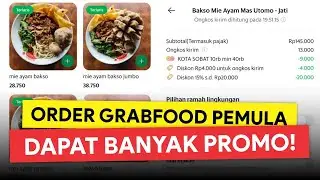 LANGSUNG DAPAT PROMO! Cara Order Grabfood untuk Pemula | Cara Pesan Makanan di Grab Pertama Kali