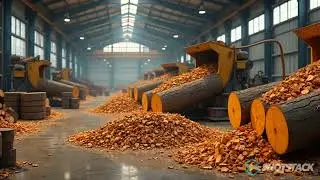 How Paper Is Made From Trees: From Forest to Notebook 🌲📝 #manufacturing #educational #process