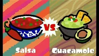 Playing the Splatoon Splatfest! Salsa vs. Guacamole