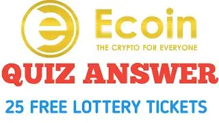 Airdrop Bounty Перспективный проект Ecoin платит