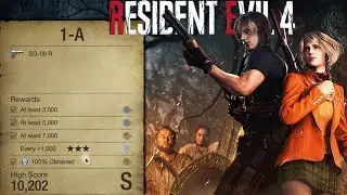 Resident Evil 4 Remake Shooting Range 1-A (All Skulls and 3 Stars)