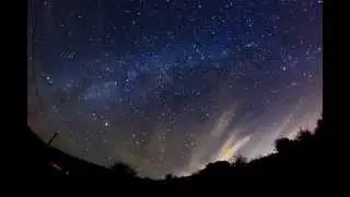 Milky Way and North Pole at Cota 1000, Sinaia, Romania
