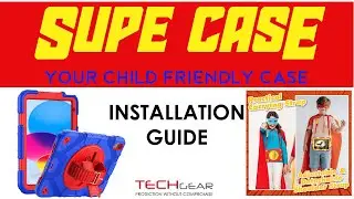 TECHGEAR SUPE CASE Installation Guide - iPad 10th Generation 10.9