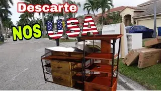 LIXO DOS VIZINHOS RICOS NOS EUA 🤩 Móveis,Eletrodomesticos,Roupas 