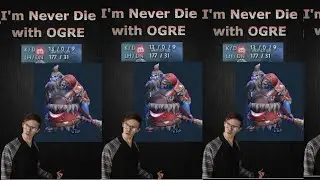 I'm Never Die with Ogre Midlane (Patch 7.34) #dota2 #dota2gameplay #shorts #short
