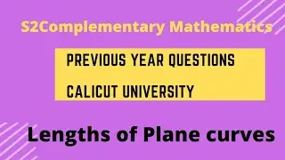 S2Complementary Mathematics#Previous year questions#part-5