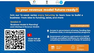 Business Model & Planning - Session 8: BMC, Lean Startup, Revenue Models