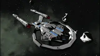Space Engineers , Xbox,( My NX Style Star trek ship, survival ready)