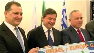 Energy ministers from Israel , Cyprus , Greece and Italy sign natural gas agreement (REUTERS)