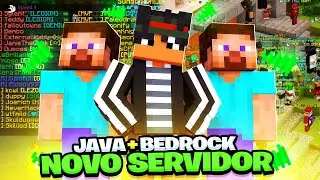 NOVO MELHOR SERVIDOR de MINECRAFT ONLINE de 2026 para MINECRAFT JAVA e BEDROCK