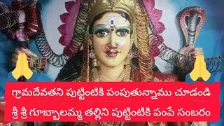 ##గ్రామ దేవతలని పుట్టింటికి ఎలా పంపుతారో తెలుసుకోండి ఈ వీడియోలో ##