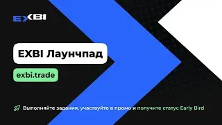 EXBI Теперь Лаунчпад ! Получаем роль раннего пользователя!