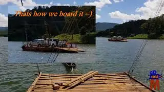 Chok Travel Thailand : Traditional Ferry Boat to shorten the driving hours in North of Thailand