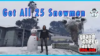 All 25 Snowmen in GTA Online ☃️