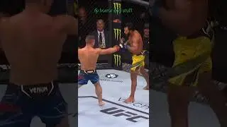 UFC fighter unlocks ultra instinct 💀#goku #ultrainstinct #ufc #warriors