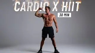 30 Min Fat Burning HIIT Workout - Full body Cardio, No Equipment, No Repeat