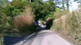 Riding on board a 1966 Triumph 3TA twentyone