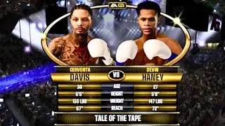 Gervonta Davis vs Devin Haney FULL FIGHT | Fight Night Forever AI Simulation Gameplay (CPU vs CPU)