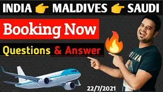 India to Saudi Flight via Maldives | India Se Saudi Kaise Jaye 2021 | Maldives to Saudi package |