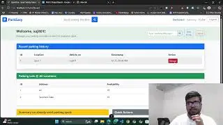 Vehicle Parking App Demo | MAD II Project | IIT Madras #iitmadras