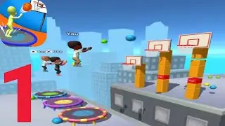 Jump Up 3D: Jump Dunk - Video game All levels - Part 1 - Levels 1 - 12 - New video Android, iOS