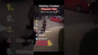 Ranking Craziest Firework Fails Ever 🎆💥 #Shorts #Shorts #fireworks #viralreels #lol #trendingshorts