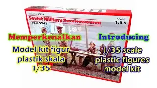 ICM 1/35 scale #35621 Soviet Military Servicewomen 1939-1942 plastic figure model kit