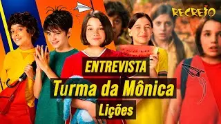 RECREIO ENTREVISTA: DANIEL REZENDE, MÔNICA SOUSA E ELENCO DE TURMA DA MÔNICA – LIÇÕES