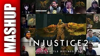 Injustice 2 SWAMP THING Gameplay Reveal Trailer Reactions Mashup