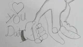 Father and daughter drawing #father #son #daughter