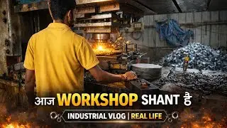 Aaj Workshop Shant Hai | Industrial Vlog Real Life..💯⚙️