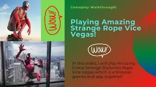 Amazing Strange Rope Police Gameplay Walkthrough! 😮😏